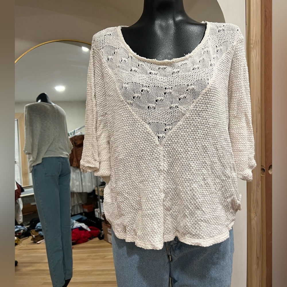 White Knit Sweater